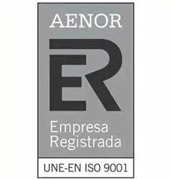Logo AENOR seguridad y salud laboral